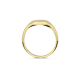 BLUSH 14k GG ZEGEL/PINKRING OVAAL GLAD 1190YGO/48 - 1007284