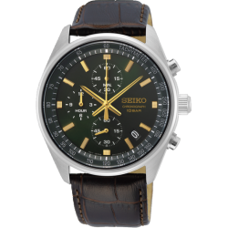 SEIKO HPH STAAL LR CHRONO GROENE WIJZERPLAAT SSB385P1 - 1007285