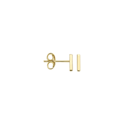 BLUSH 14K GG OORKNOPPEN STAAFJES - 1007540