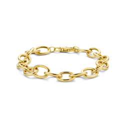 14k GG ARMBAND OVALE OGEN 10mm - 1007650