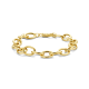 14k GG ARMBAND OVALE OGEN 10mm - 1007650