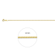 14k GEELGOUDEN GOURMETTE 1,2mm 45cm - 1007784