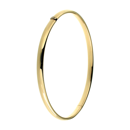 14k GG SLAVENARMBAND MET SCHARNIER 4mm OVAAL - 1007756