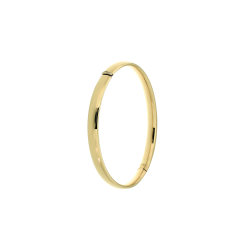 14k GG SLAVENARMBAND MET SCHARNIER 4mm OVAAL - 1007756