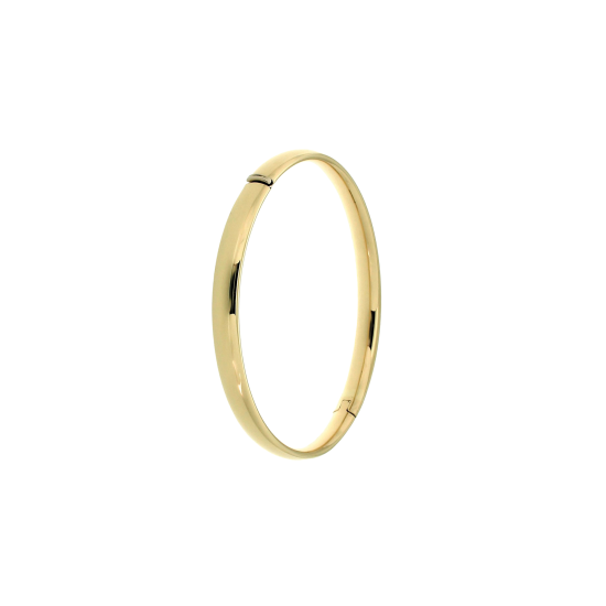 14k GG SLAVENARMBAND MET SCHARNIER 4mm OVAAL - 1007756