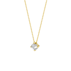 BLUSH 14k GG ANKERCOLLIER SOLITAIR HANGER ZIRCONIA - 10067126