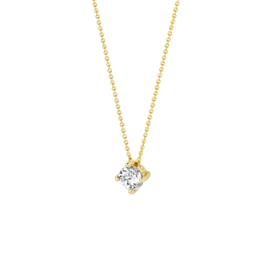 BLUSH 14k GG ANKERCOLLIER SOLITAIR HANGER ZIRCONIA - 10067126