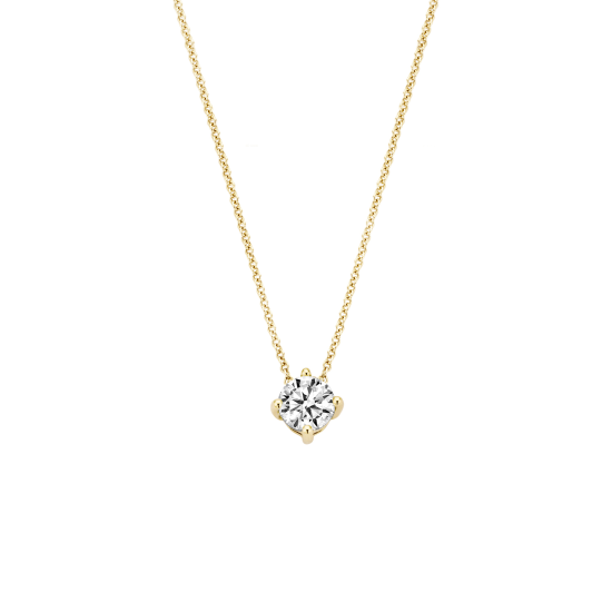 BLUSH 14k GG ANKERCOLLIER SOLITAIR HANGER ZIRCONIA - 10067126