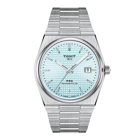 TISSOT HPH "PRX" PM80 ST-ST ICE BLUE - 10067133