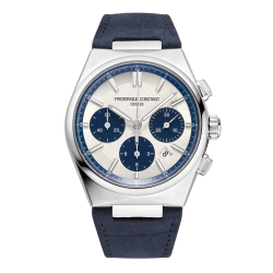 FREDERIQUE CONSTANT CLASSIC HIGHLIFE CHRONO AUTOMATIC PANDA BLUE 3STRAPS LIMITED ED.1269/1888 - 10067159