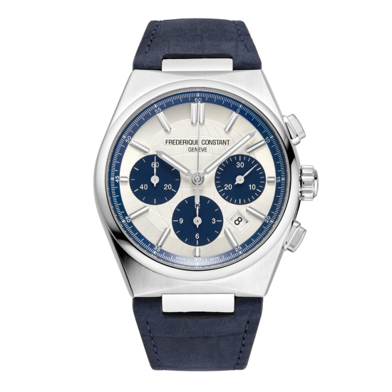 FREDERIQUE CONSTANT CLASSIC HIGHLIFE CHRONO AUTOMATIC PANDA BLUE 3STRAPS LIMITED ED.1269/1888 - 10067159