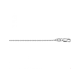 14k WG GESLEPEN ANKERKETTING 1,3mm 41-43-45cm - 10067192