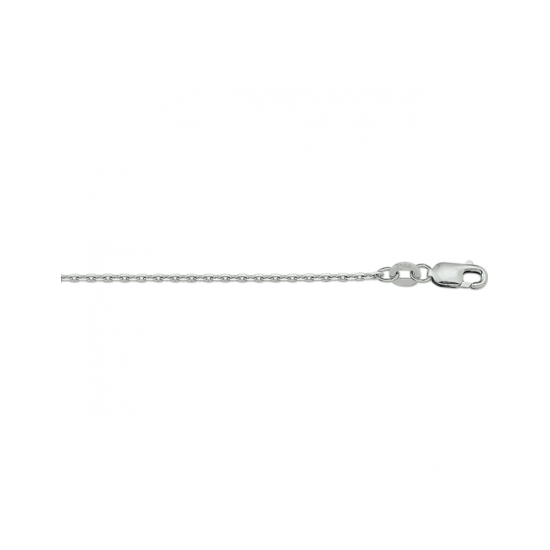 14k WG GESLEPEN ANKERKETTING 1,3mm 41-43-45cm - 10067192