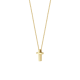 BLUSH 14k GG COLLIER MET KRUISHANGERTJE - 10067178