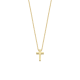 BLUSH 14k GG COLLIER MET KRUISHANGERTJE - 10067178