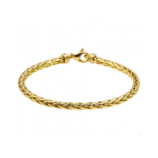 ZILGOLD VOSSESTAART ARMBAND 4mm 19cm - 10067393