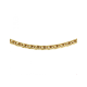 VOSSENSTAART COLLIER 45cm 4mm ZILGOLD - 10067378