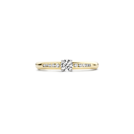 BLUSH 14k BICOL RING SOL+SCHOUDERS ZIRCONIA - 10067260