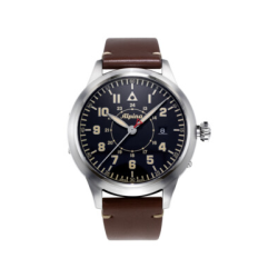 ALPINA STARTIMER PILOT HERITAGE ATOM. OFFIZIERSGEHÄUSE ZW.WPL. - 10067261