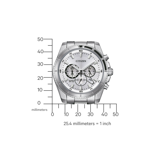 CITIZEN HPH ST-ST CHRONO Q DAT.ZIL.WPL. - 10067305