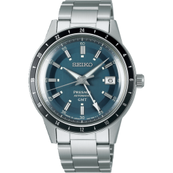 SEIKO PRESAGE STYLE 60´s HPH ST-ST ATOM.GMT BL.WPL. - 10067309