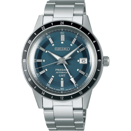 SEIKO PRESAGE STYLE 60´s HPH ST-ST ATOM.GMT BL.WPL. - 10067309