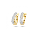 14k BICOLOR KLAPCREOLEN 15,5x4mm 48 DIAM.33ct H-SI - 1005839