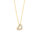 BLUSH 14k GG ANKER KETT.HART HANGER 10x LG DIAM .14ct W-SI - 10067333