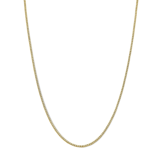 14k GG TENNISCOLL. 1.9mm 42cm 4P KLAUW LG BRILJANT 2ct G-SI - 10067390 14k GG TENNISCOLL. 1.9mm 42cm 4P KLAUW LG BRILJANT 2ct G-SI - 10067390