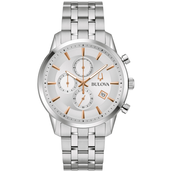 BULOVA HPH SUTTON ST-ST CHRONO ZI-WPL ROSÉ INDEX - 10067461