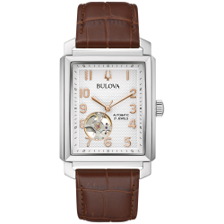 BULOVA ST-LR OPEN HEART RECHTH.WI-WPL ROSÉ CIJFERS - 10067462