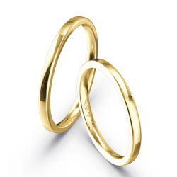 14k GG AANSCHUIFRING VLAK-L.BOL 2x1,6mm - 10067502