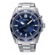 SEIKO KINETIC HERENHORLOGE  STAAL BLAUWE WIJZERPLAAT SKA783P1 - 1004907