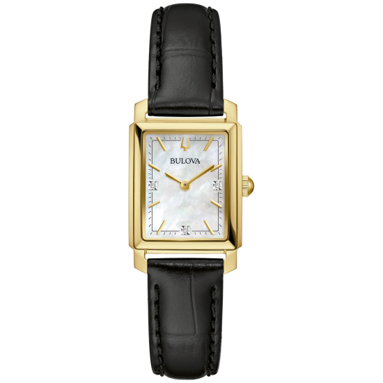 BULOVA DPH "SUTTON" GG/DBL-LR RECHH. WIT PARELMOER WPL - 10067621