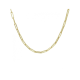 14k GG Collier paperclip vierkante buis 3mm 45cm - 1007084