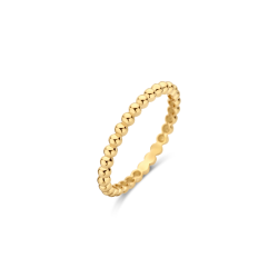 BLUSH 14k GG AANSCHUIFRING 2mm PARELBOLLETJES 1105YGO/54 - 10067639