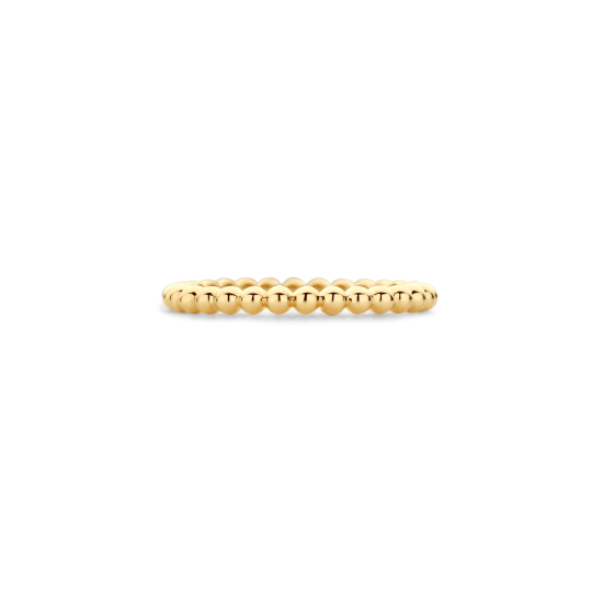 BLUSH 14k GG AANSCHUIFRING 2mm PARELBOLLETJES 1105YGO/54 - 10067639