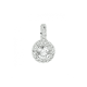 14K WG ROZETHANGER 6mm DIAM.24ct -Si - 1007122