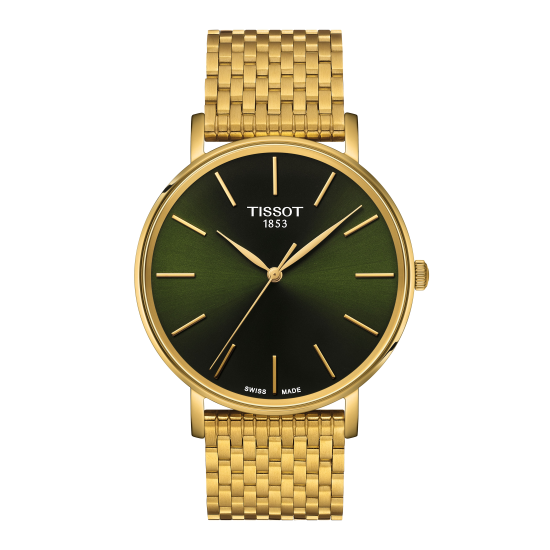 TISSOT "EVERYTIME" GGDBL Q HPH GROENE WPL. - 10067654