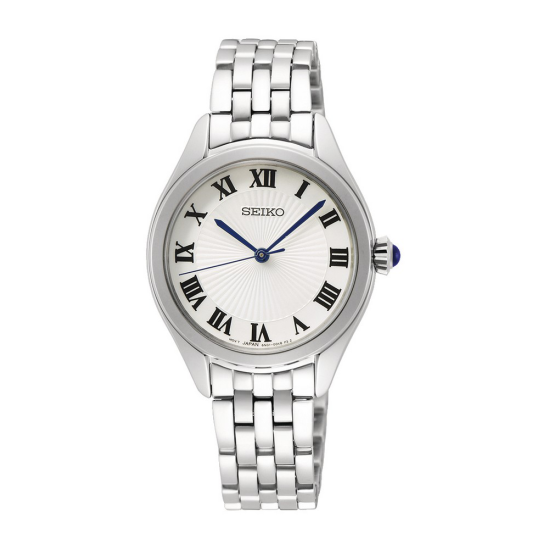 SEIKO DPH ST-ST WITTE WPL. ROMEINSE CIJFERS - 1005345