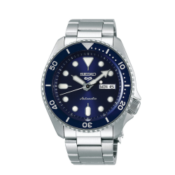 SEIKO 5 SPORTS ST-ST HPH ZWARTE WPL BLAUWE LUNETTE DAG-DATUM AUTOMATIC SRPD51K1 - 1005719