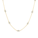 BLUSH 14k GG COLLIER 1mm 42cm MET 15 ZIRCONIAS GLADOMGEZET - 10067707