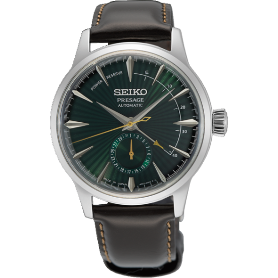 SEIKO PRESAGE COCTAIL TIME HPH ST-LR GROENE WPL DATUM+POWER RESERVE - 10067732