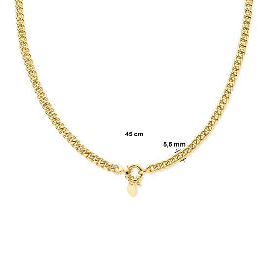 ZILGOLD GOURMETTE COLLIER 5,5mm 45cm - 10067768