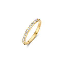 BLUSH 14k GG RIJRING 4P KLAUW 12LG DIAM. 0.31ct W-SI - 10067772