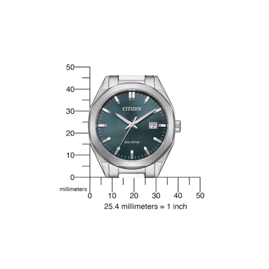 CITIZEN ECODRIVE HPH ST-ST GROENE WPL. - 10067781