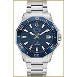 BULOVA "MARINE STAR" HPH ST-ST BL.WPL. - 10067783