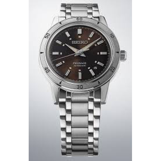 SEIKO "PRESAGE" AUTOMATIC HPH ST-ST ZWARTE WPL. - 10067846