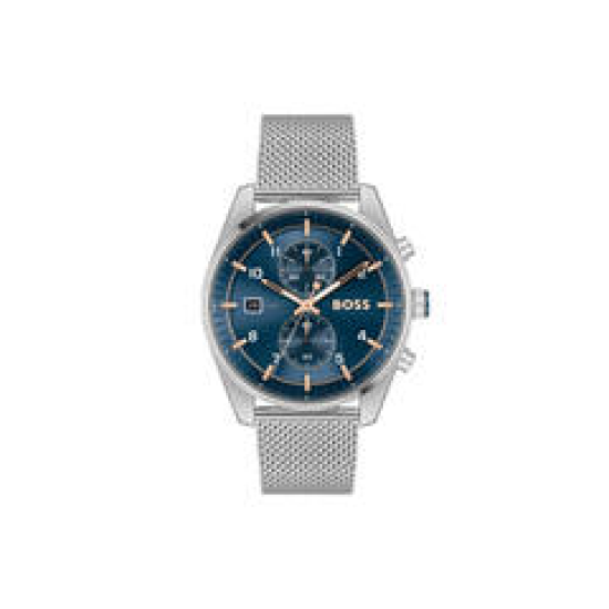 HUGO BOSS "SKYTRAVELLER" HPH ST-ST CHRONOGRAAF BL.WPL. - 10067882