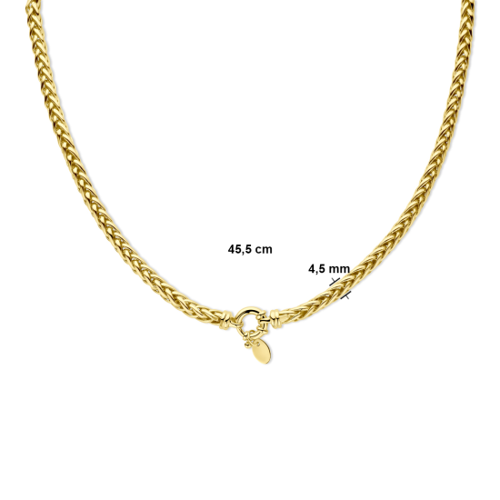 ZILGOLD VOSSESTAART COLLIER 4,5mm 45,5cm - 10067915